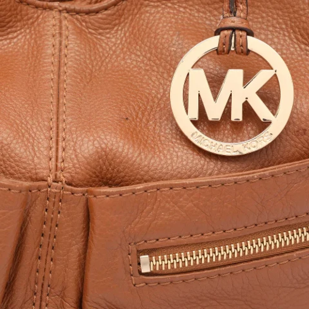 Michael Kors Pre-owned Leather handbags Brown Dames