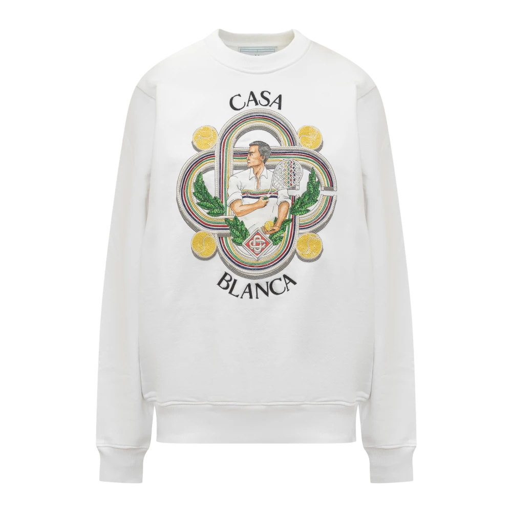 Casablanca Sweatshirt Stijlvol en Comfortabel White Dames