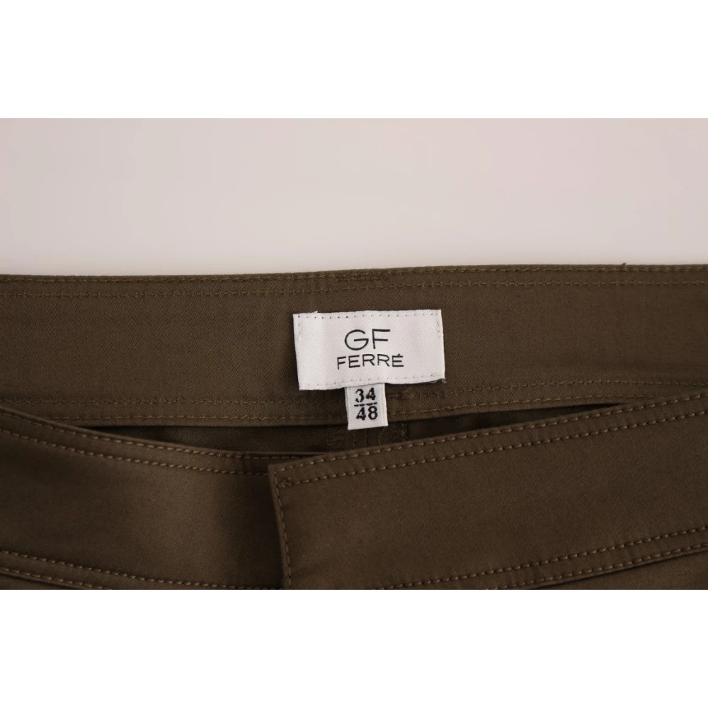 Gianfranco Ferré Elegante Groene Comfort Stretch Broek Green Heren