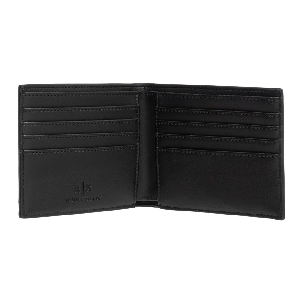 Armani Exchange Portemonnee met kaartsleuven Black Heren