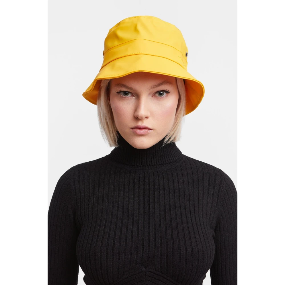Stutterheim Waterdichte emmerhoed voor regenachtige dagen Yellow Unisex