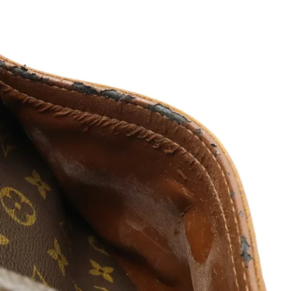 Louis Vuitton Vintage Pre-owned Fabric shoulder-bags Brown Dames