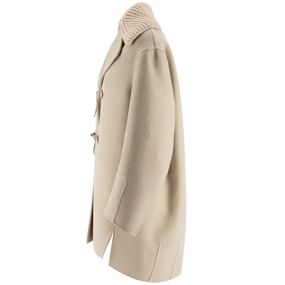 Ermanno Scervino Wollen Jas met Voor Frogs Gray Dames