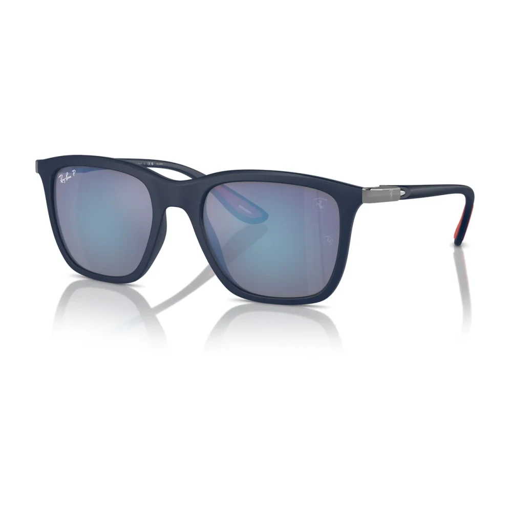 Ray-Ban Unisex Blue Sunglasses,, Ferrari Rb4433m Sunglasses Polarized Medium