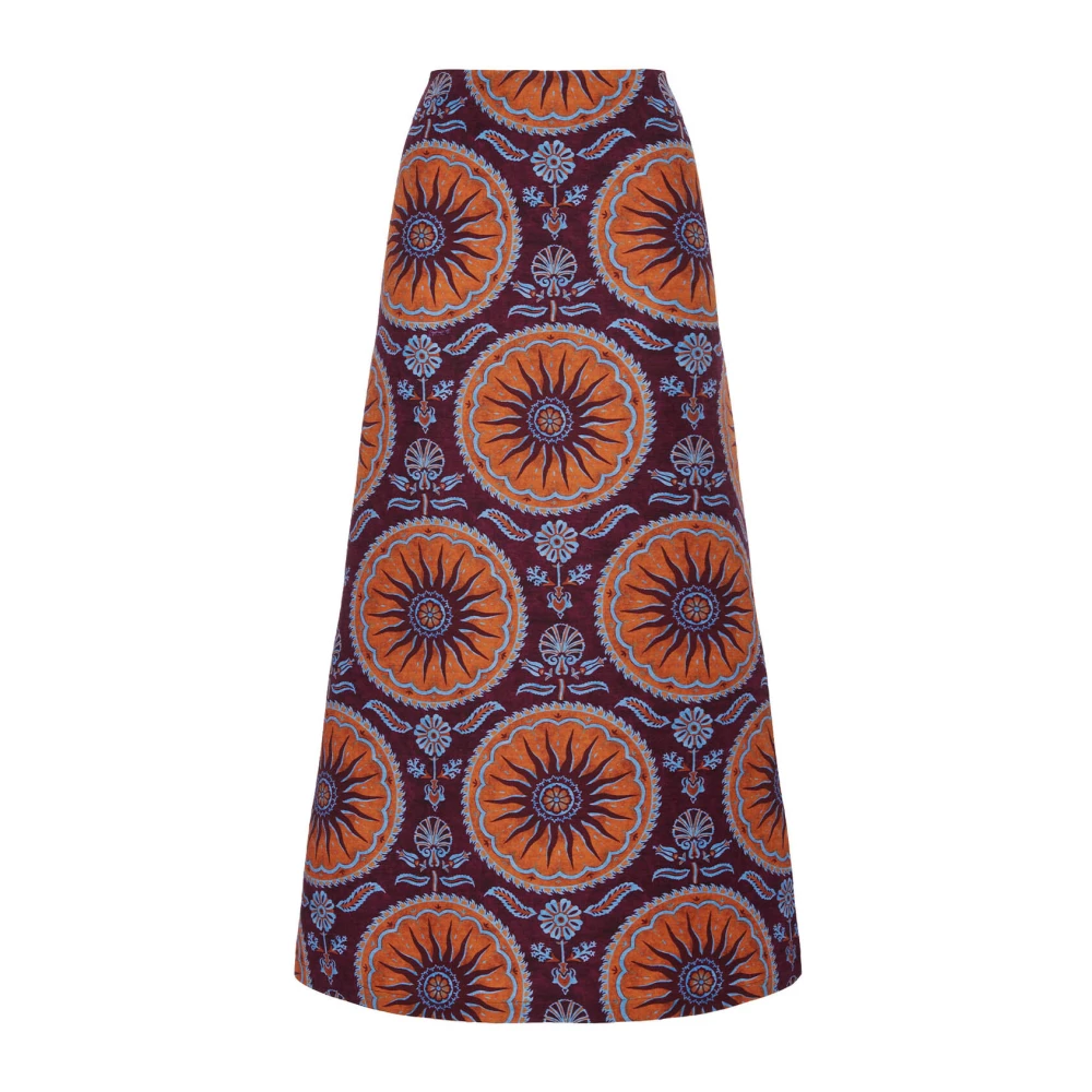 La DoubleJ Winter A-Line Rok Sovereign Print Multicolor Dames