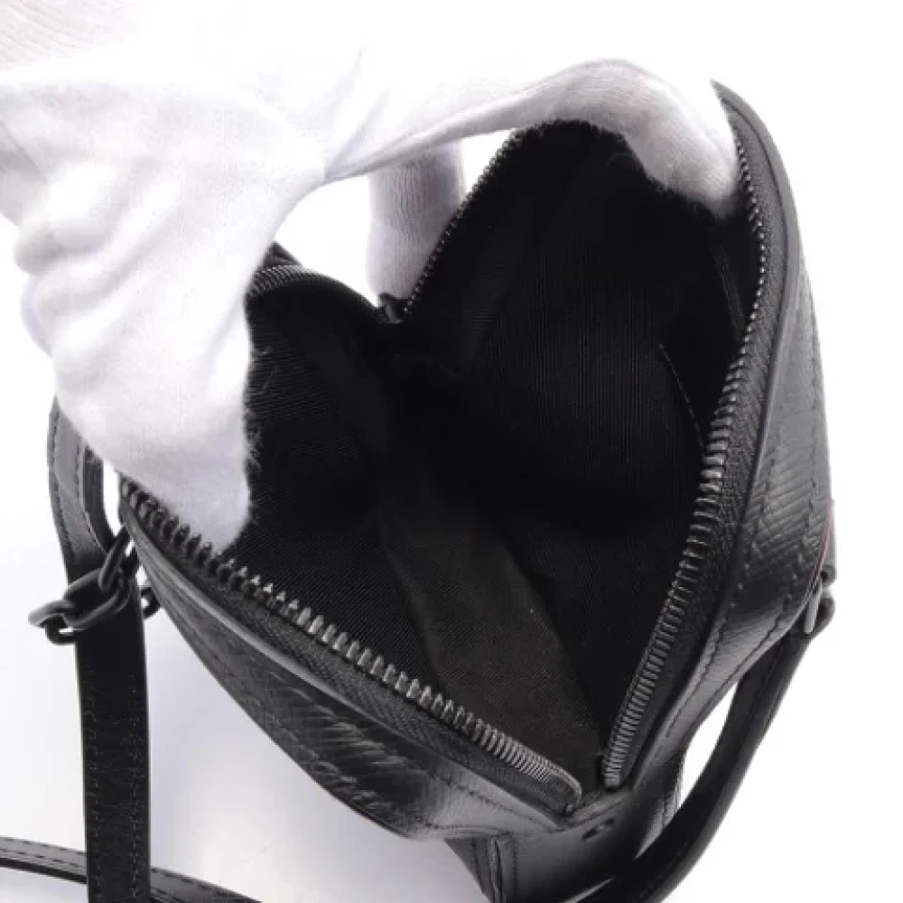 Louis Vuitton Vintage Pre-owned Leather shoulder-bags Black Heren