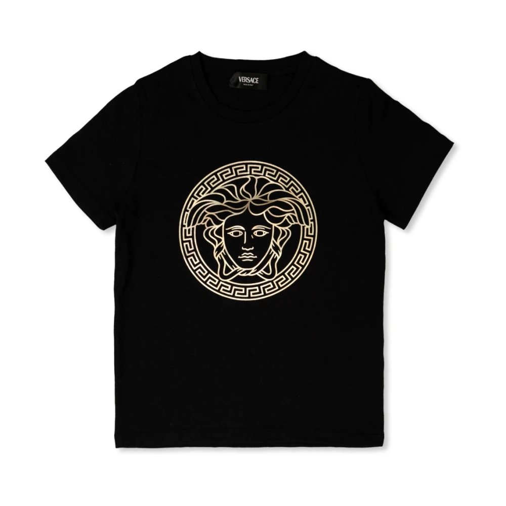 Versace Barn T-shirt med tryck Black, Unisex