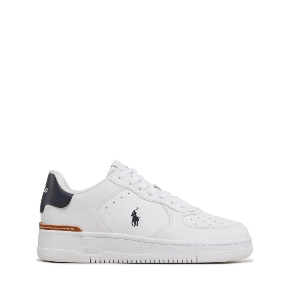 Ralph Lauren Vit Masters Court Leather Sneaker