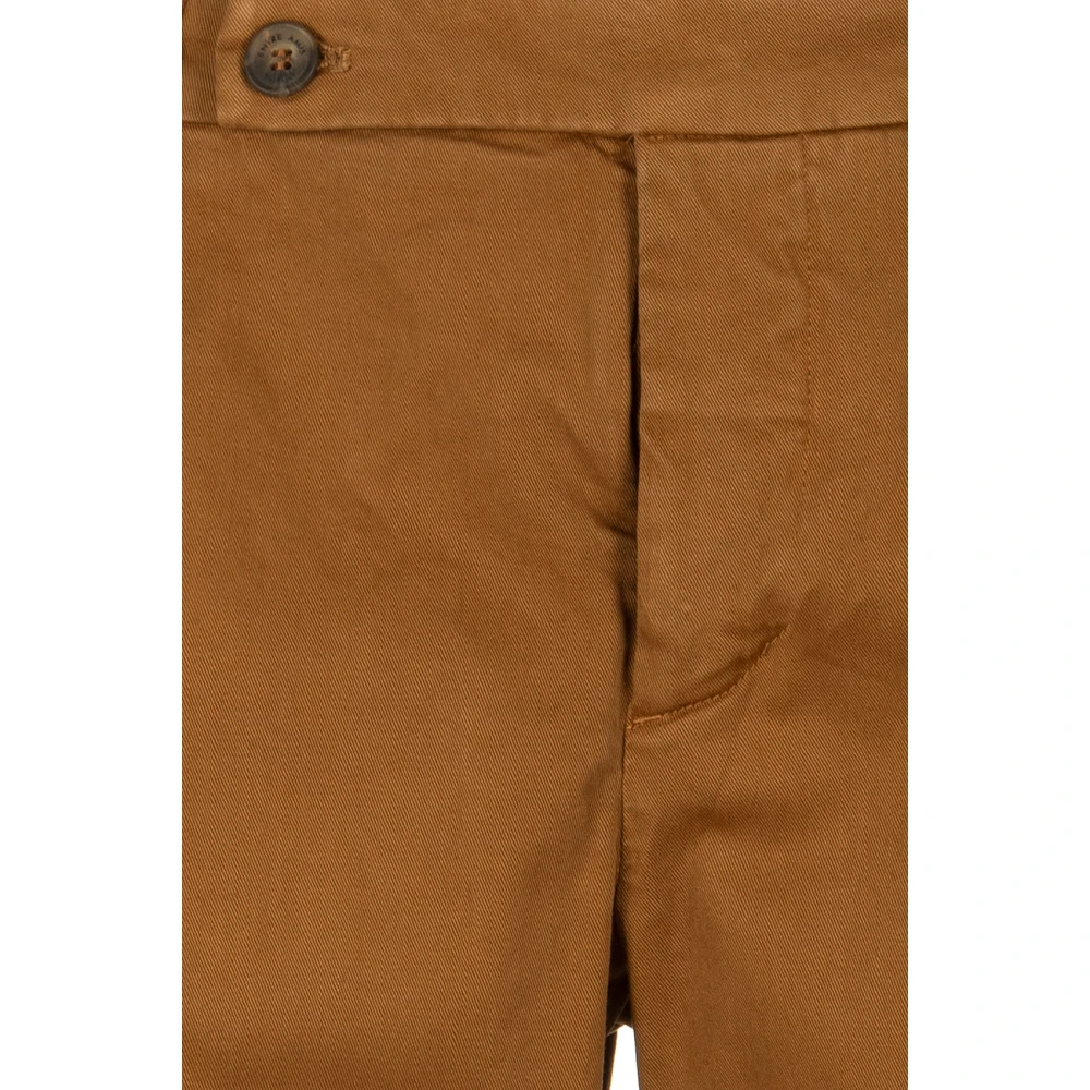 Entre amis Bruine rechte pijp broek Brown Heren