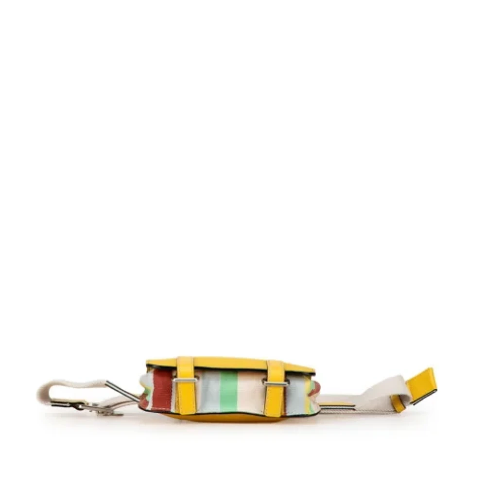 Loewe Pre-owned Canvas shoulder-bags Yellow Dames
