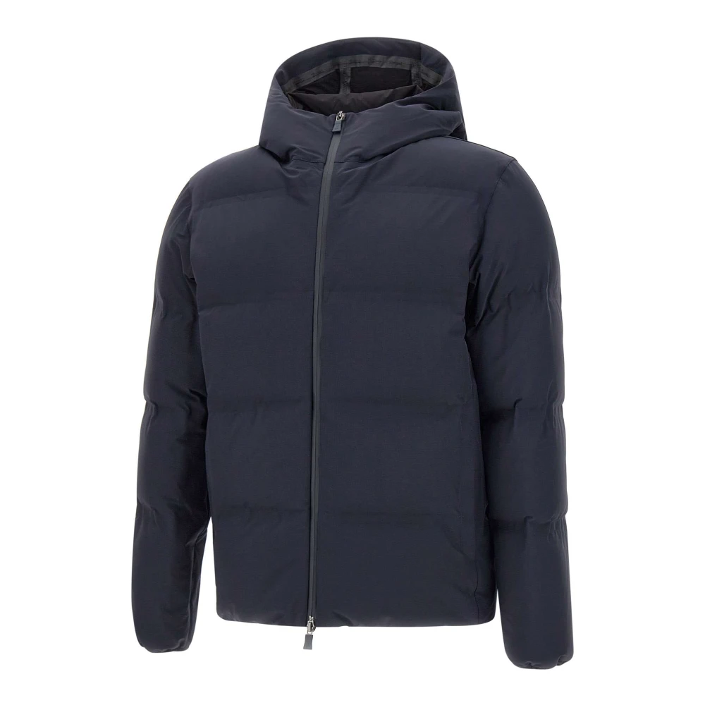 Herno Blauwe Bomberjack Waterdicht Winddicht Ademend Blue Heren