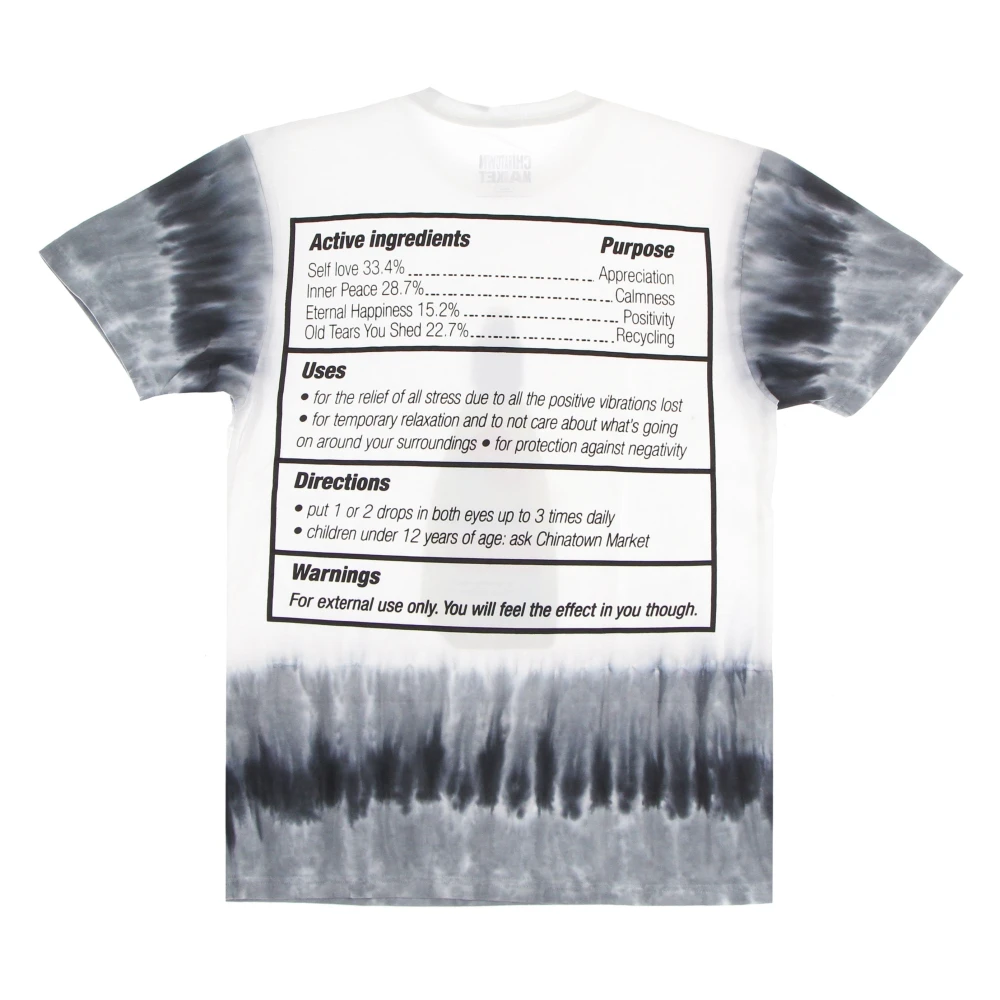 Market Natuur Print Tie Dye T-shirt Mannen Multicolor Heren
