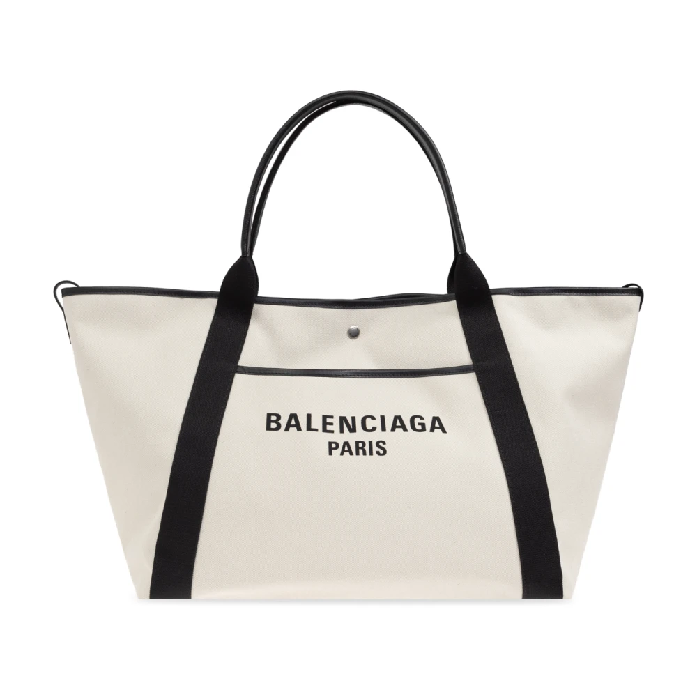 Balenciaga Tas Biarritz Groot type shopper Beige Dames