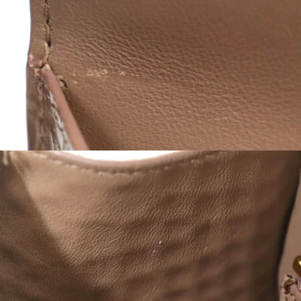 Balenciaga Vintage Pre-owned Leather shoulder-bags Beige Dames