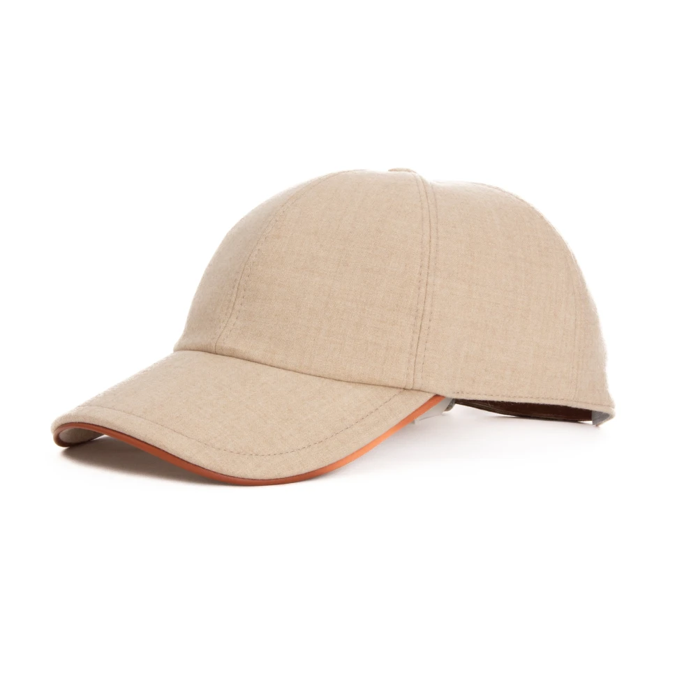 Eleventy Beige Piping Hat Beige Dames
