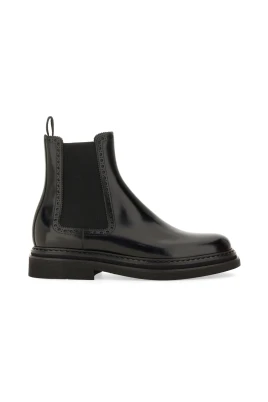 Chelsea Boots i borstat kalvskinn