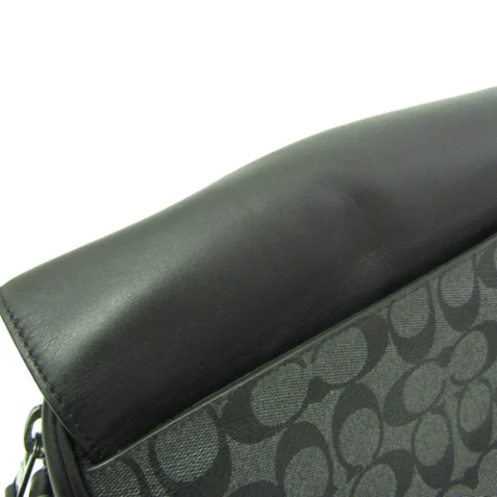 Coach Pre-owned Leather shoulder-bags Black Dames