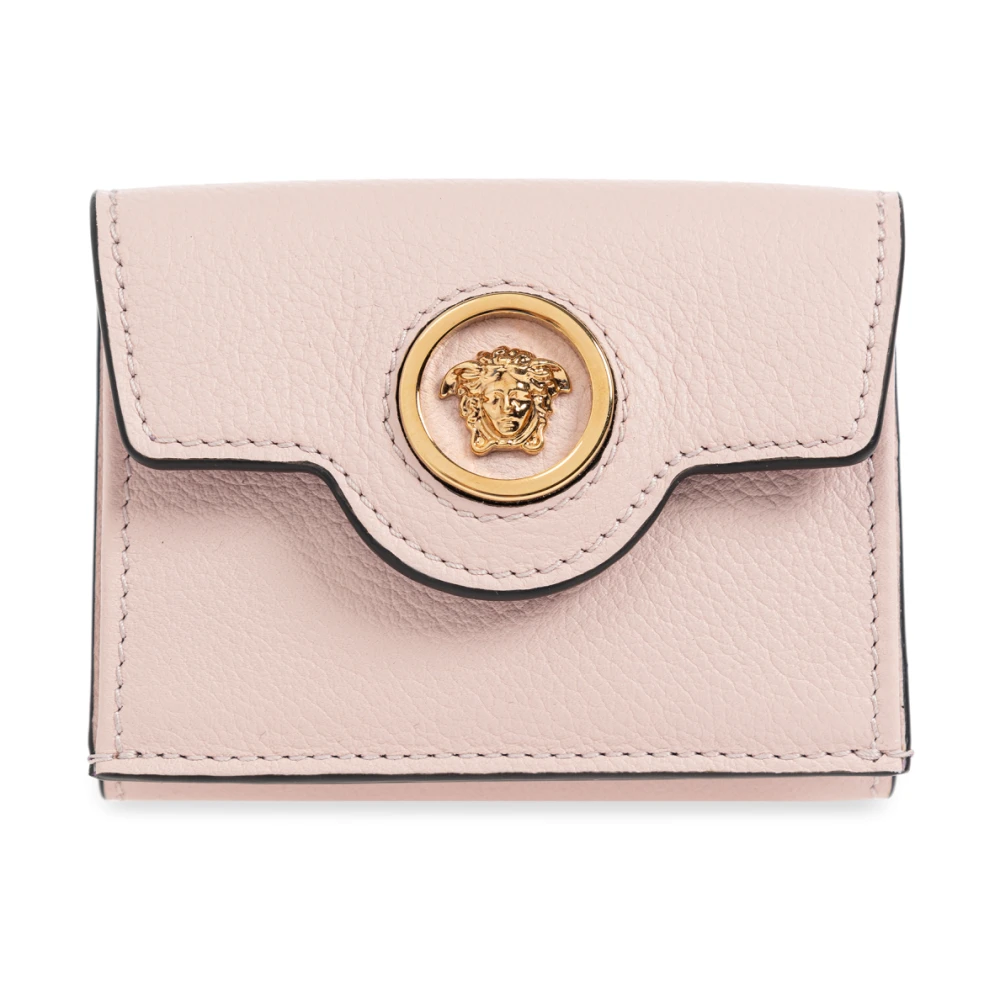Versace Leren portemonnee Pink Dames