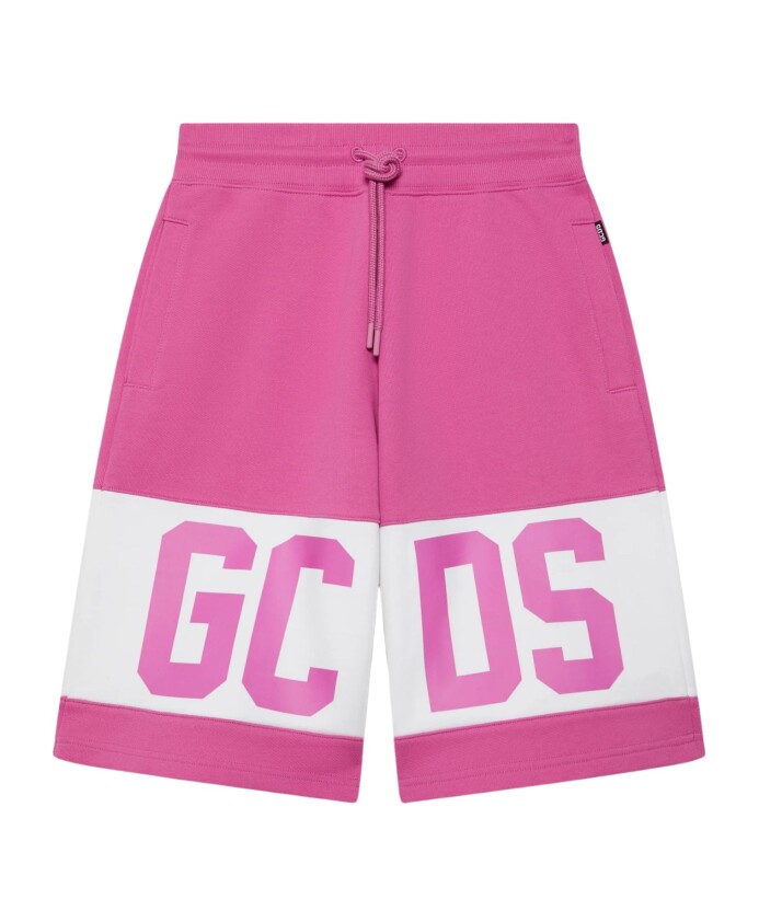 shorts-en-coton-avec-bande-logo