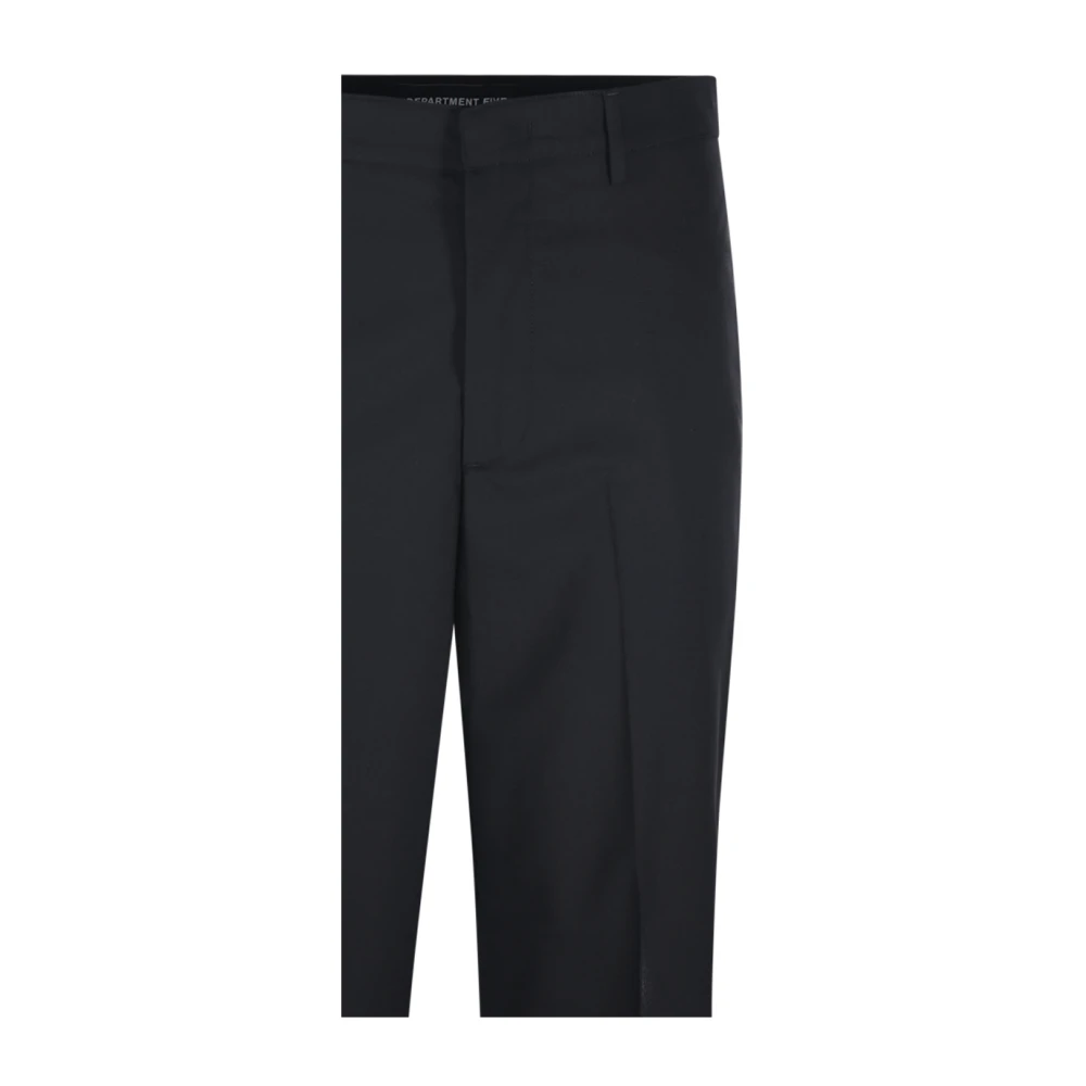 Department Five Zwarte Wijde Chino Broek Black Heren
