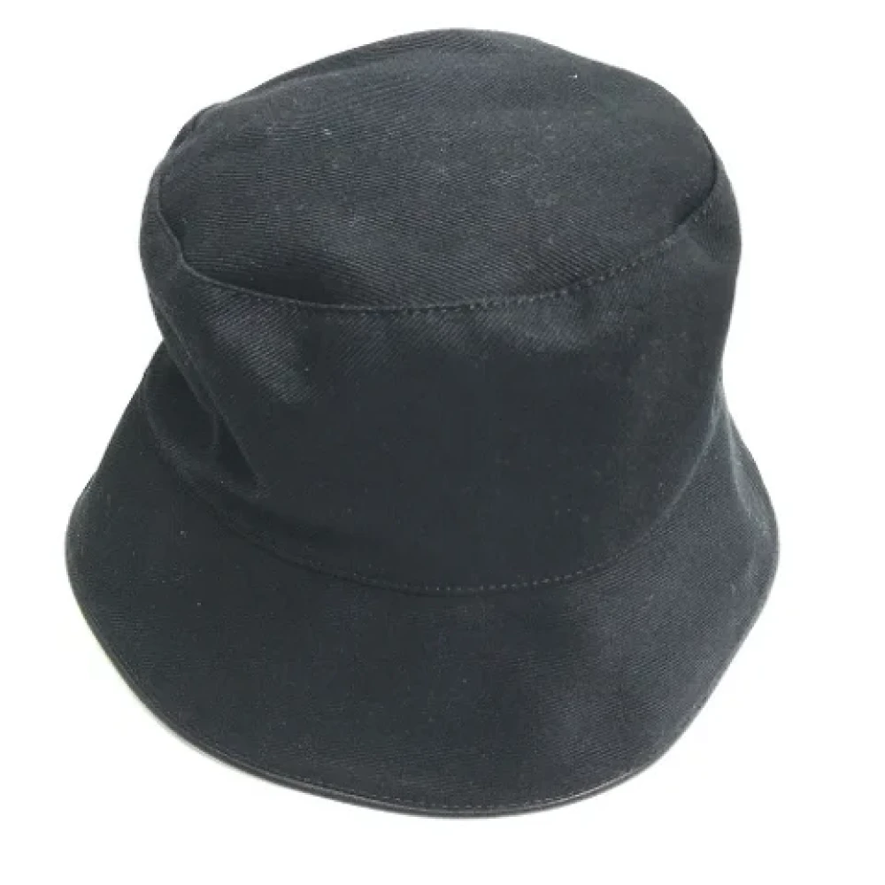 Louis Vuitton Vintage Pre-owned Cotton hats Black Dames