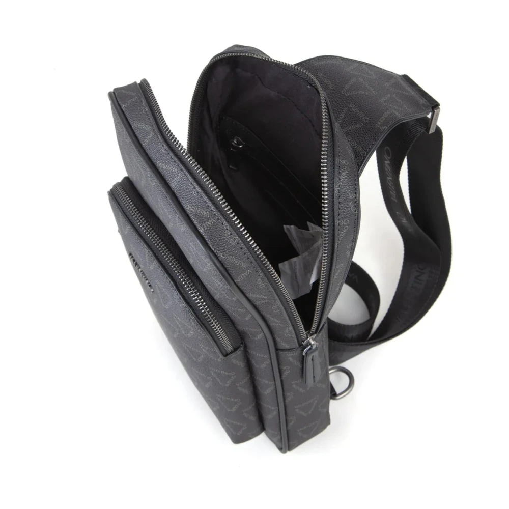 Valentino by Mario Valentino Delta Schoudertas Multicolor Polyester Black Heren