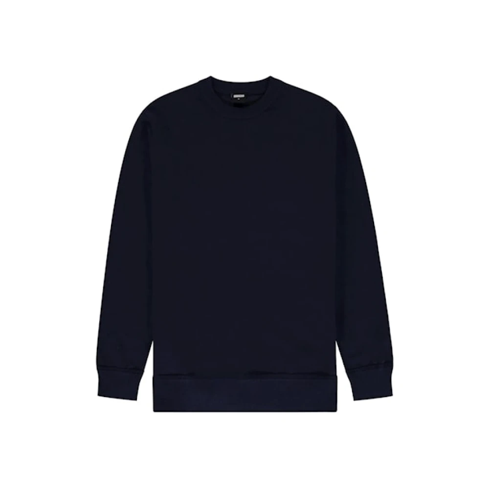 Kultivate Klassieke Crew Neck Sweater Blue Heren