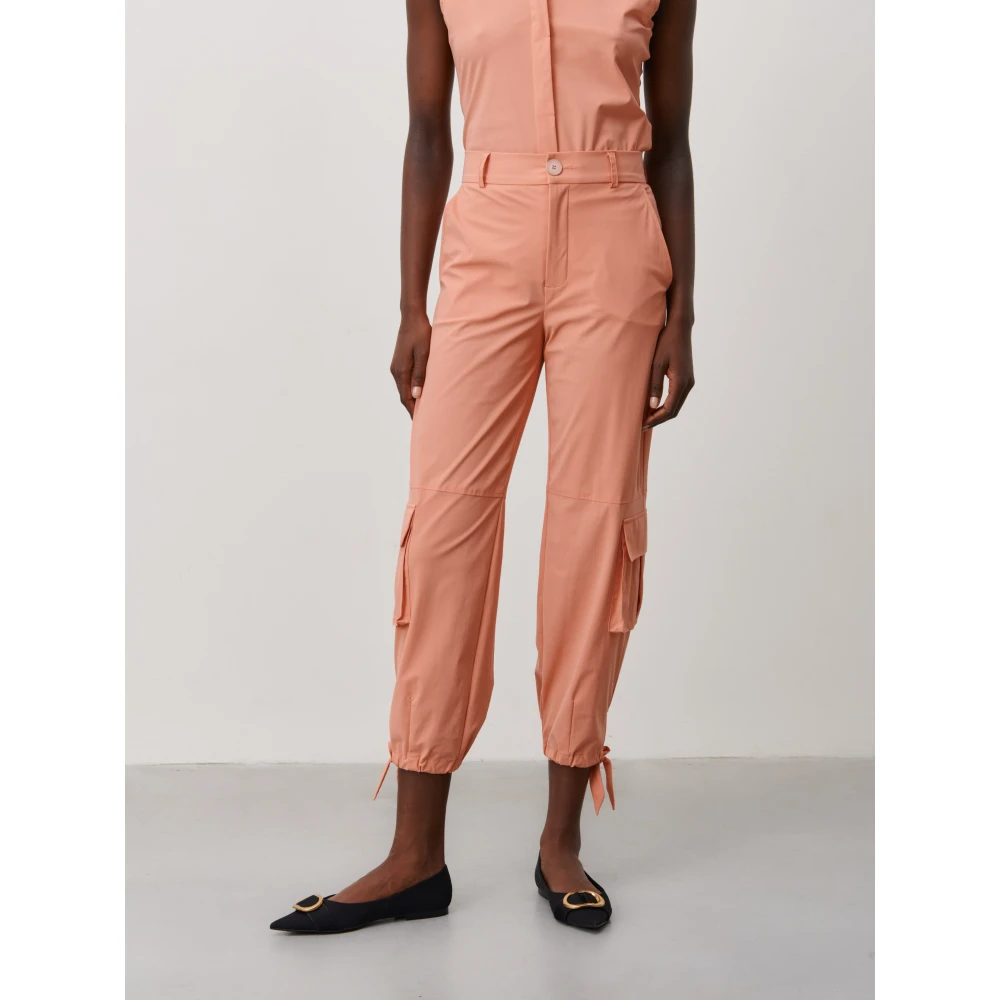 Jane Lushka Cargo Pants Trend | Abrikoos Orange Dames