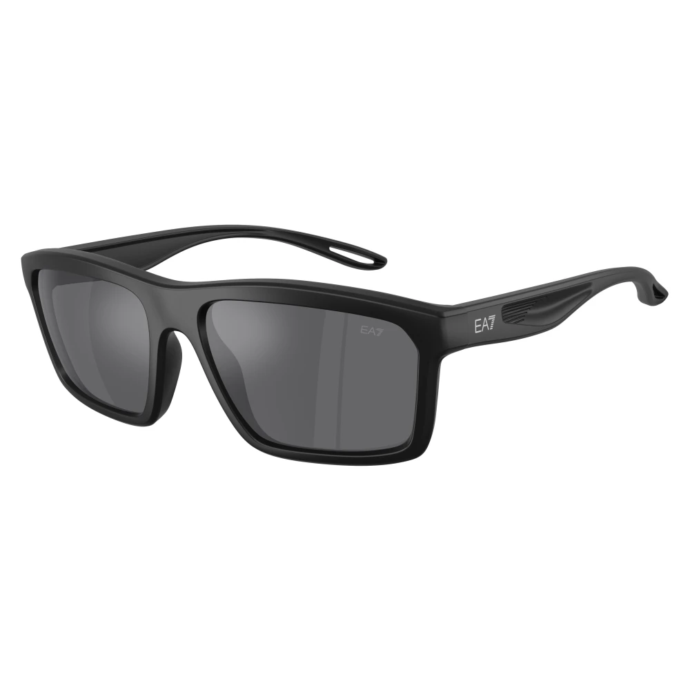 EA7 Man Sunglass Q74014 - Frame color: Matte Black, Lens color: Grey Mirror Silver - Image 3