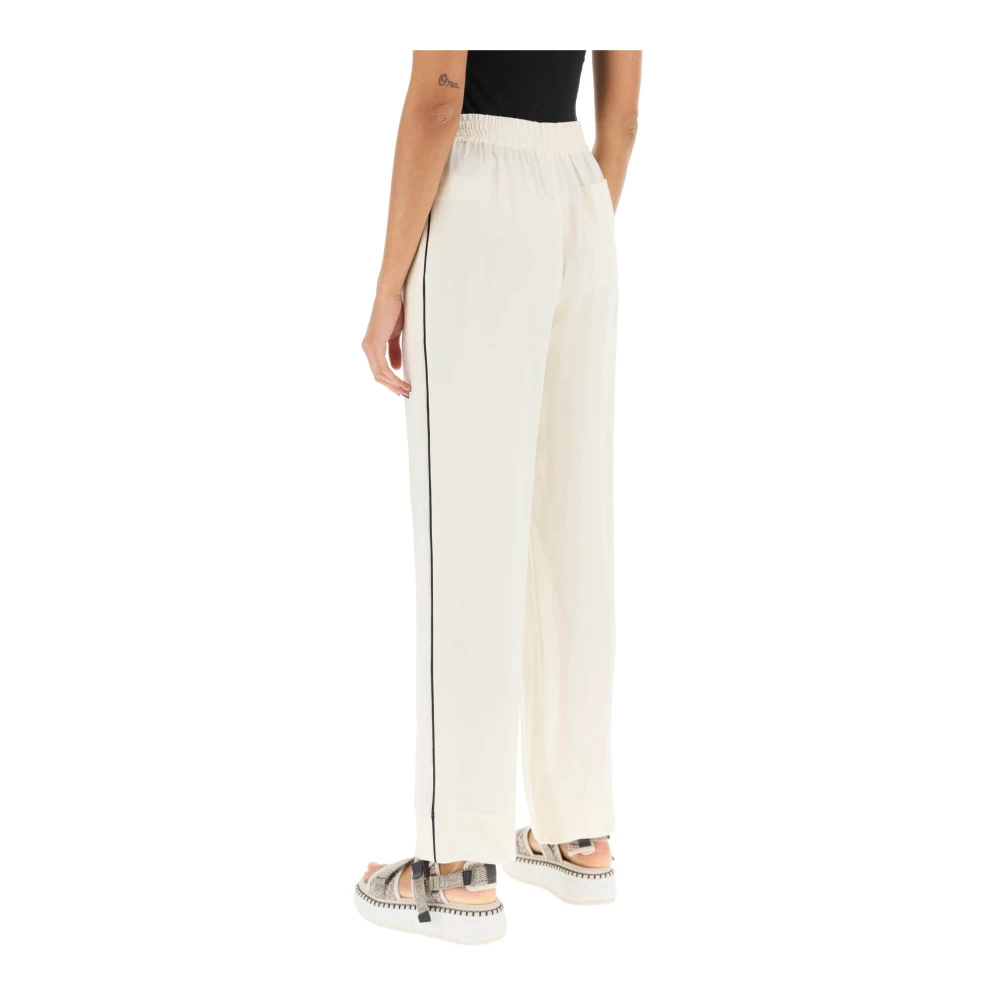 See by Chloé Wide Trousers White Dames
