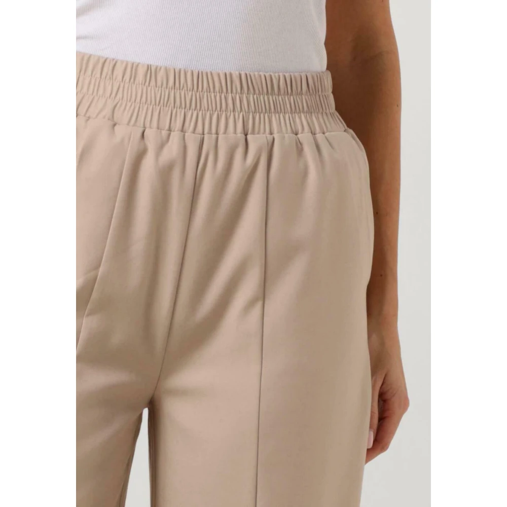 Alix The Label Wijde broeken voor trendy vrouwen Beige Dames