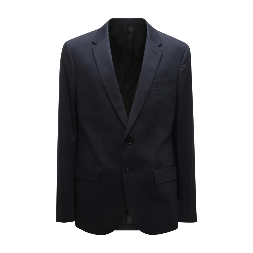 Dondup Men's Blue Uj900 Cotton/Silk Jacket