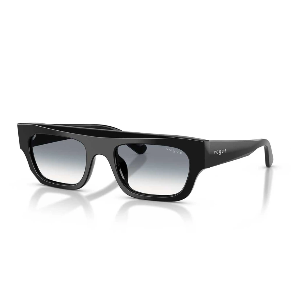 Vogue Eyewear Blue Woman Vo5694su W44/79 Sunglasses Acetate Black Squared Normal Nuanced - Image 4
