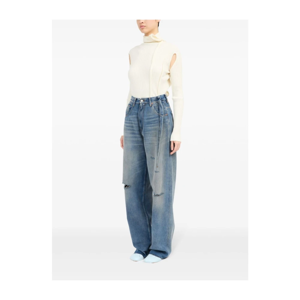 MM6 Maison Margiela Loose-fit Jeans Blue Dames