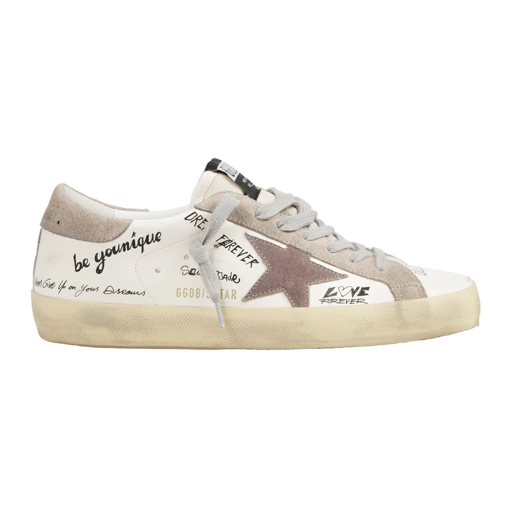 Golden Goose Super-Star Sneakers White, Herr