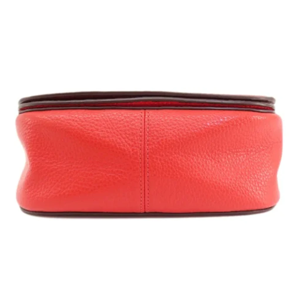 Coach Pre-owned Leather shoulder-bags Red Dames