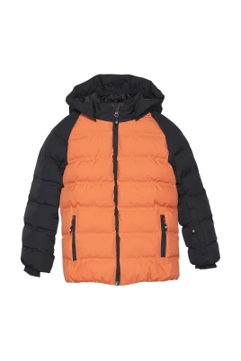 Orange Ski Jacket Quilt