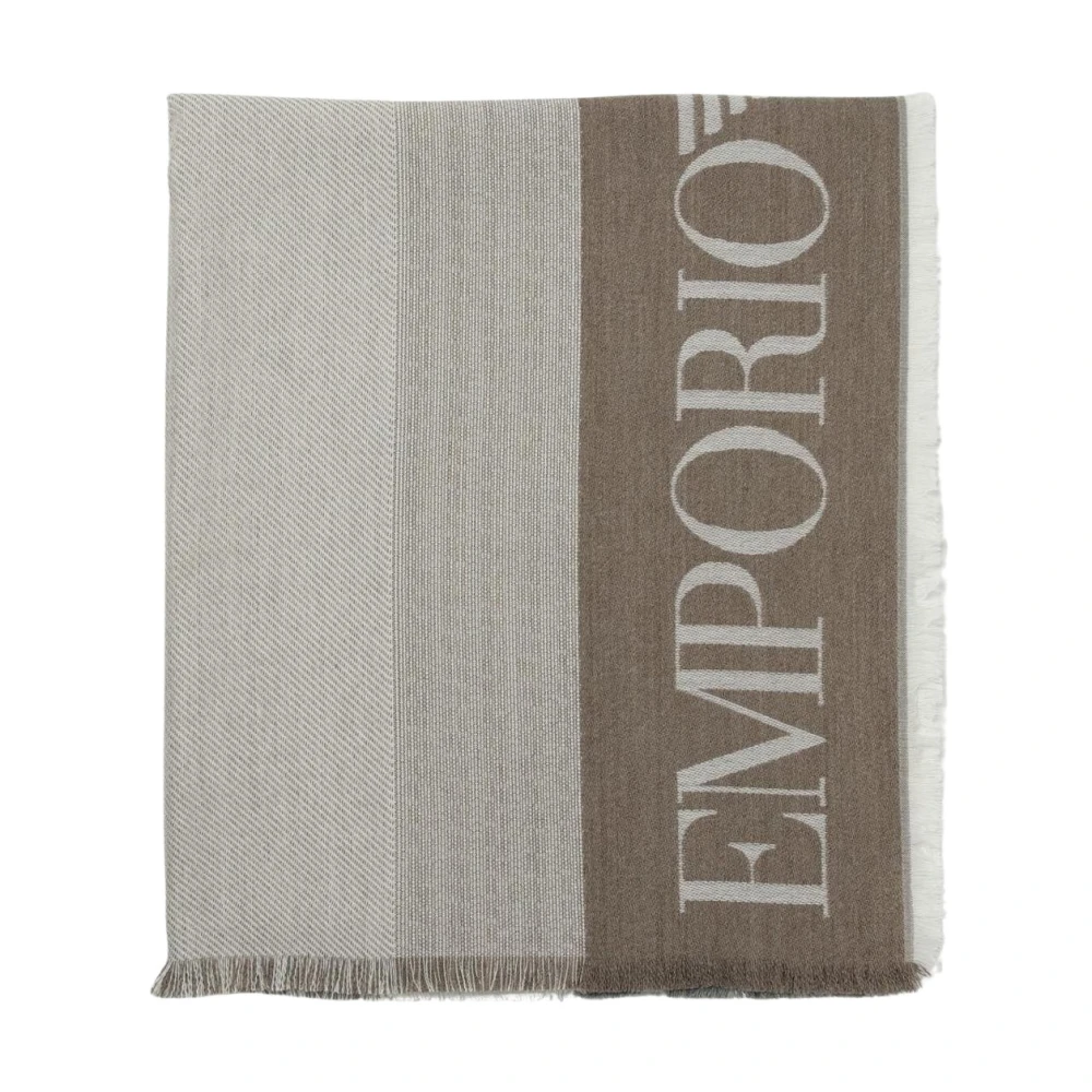 Emporio Armani Women's Striped Pattern Woven Scarf