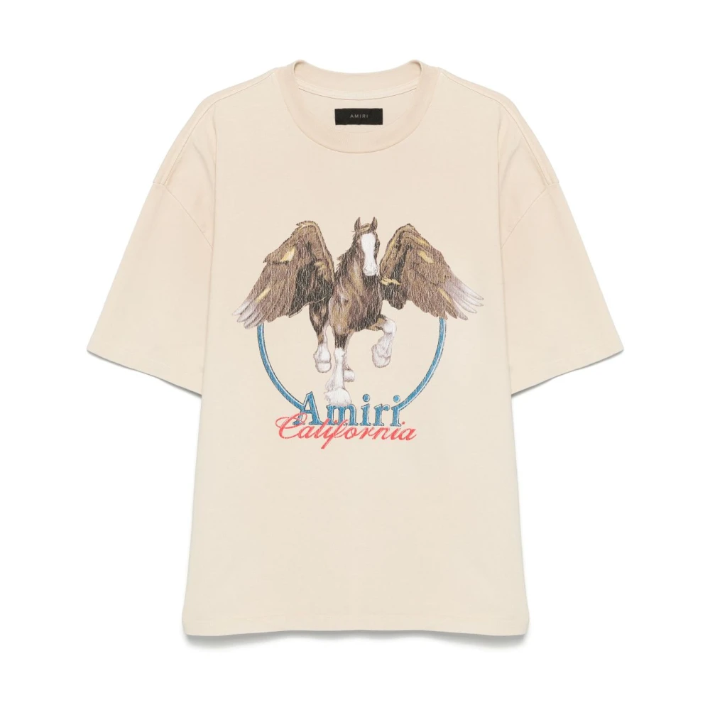 Amiri Stijlvolle T-shirts en Polos Beige Heren