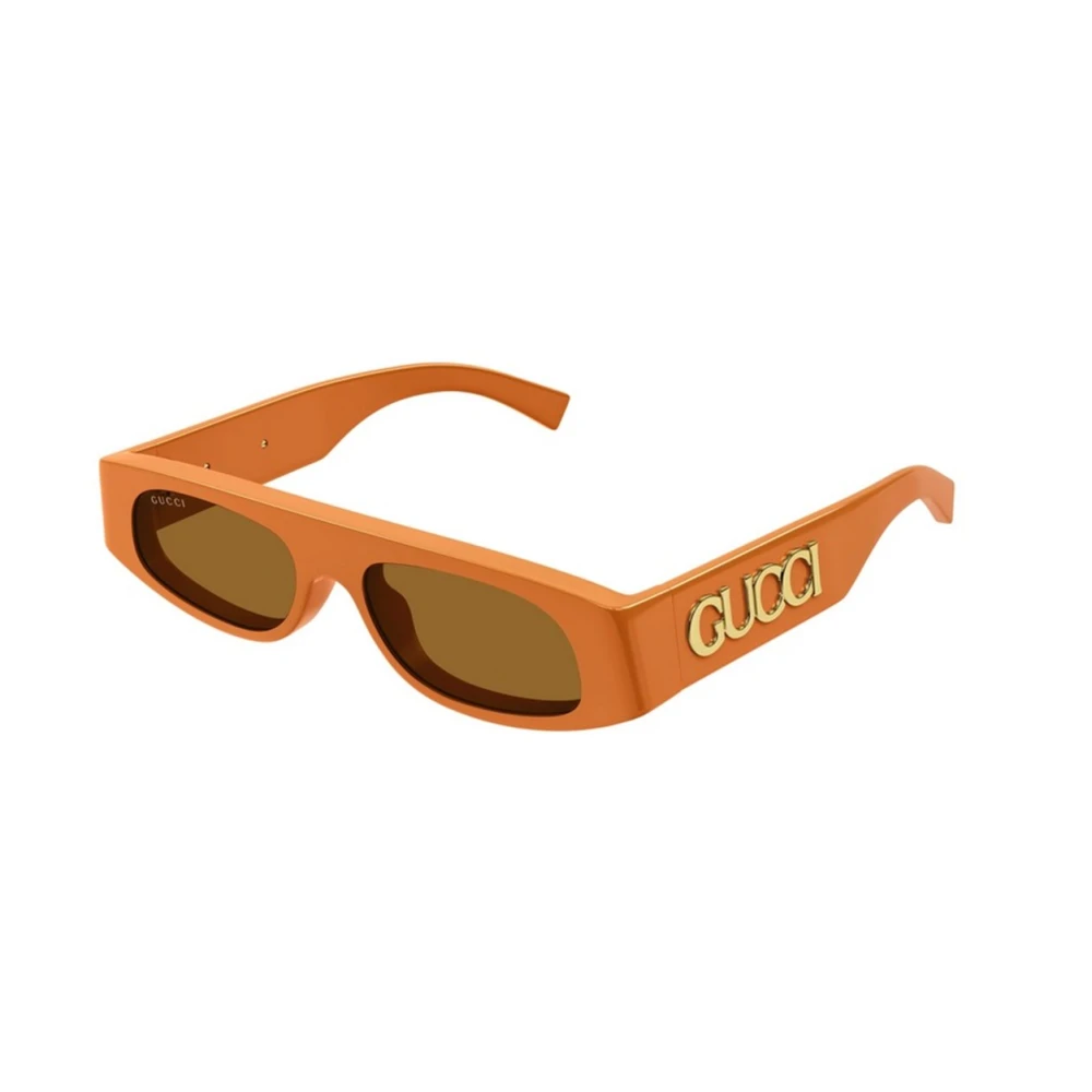Gucci Unisex Orange Authentic Stylish Glasses With Premium Quality - Sunglasses - 51 Mm - Accessories
