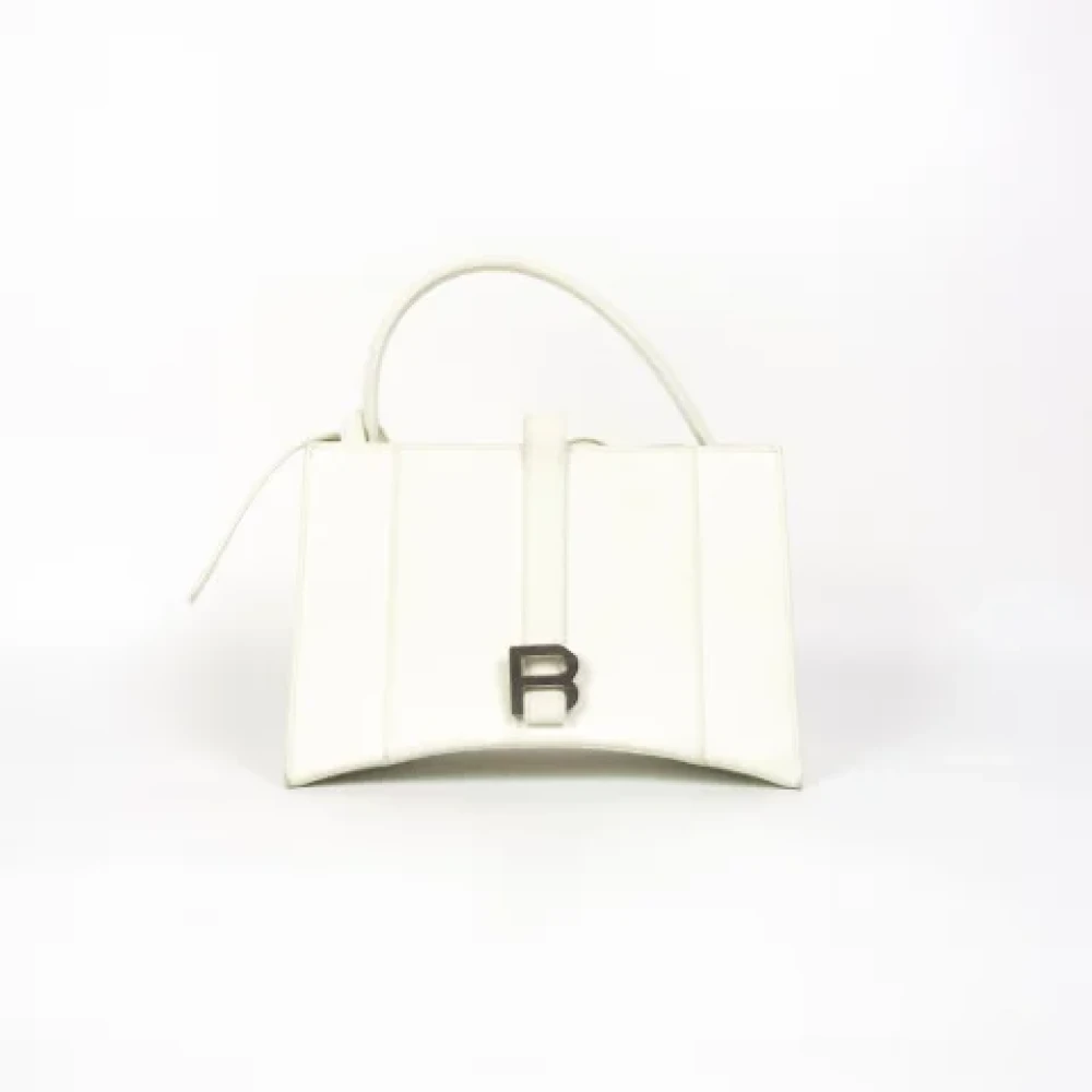 Balenciaga Vintage Pre-owned Leather handbags White Dames