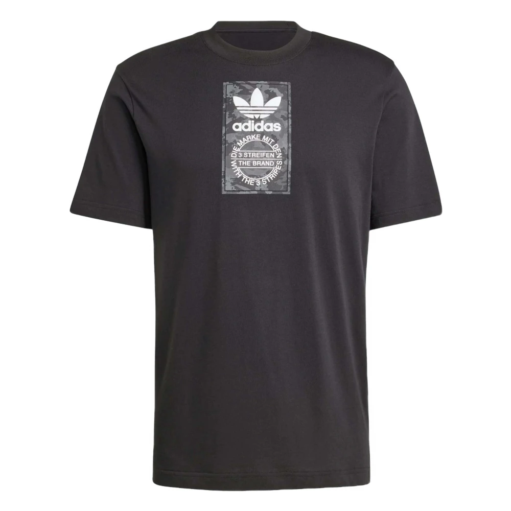 Adidas T-shirt Black Heren