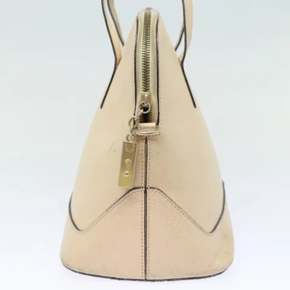 Celine Vintage Pre-owned Leather celine-bags Beige Dames
