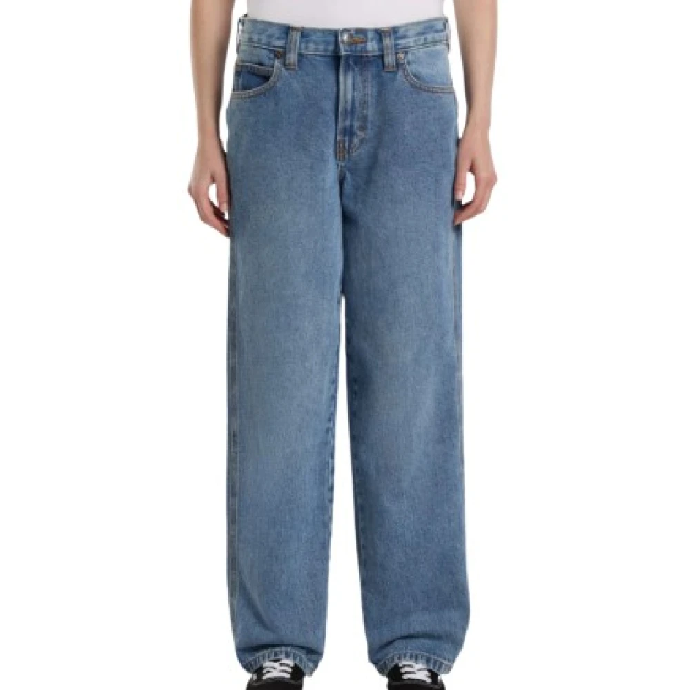 Dickies Women's Blue Farner Denim Pant - Loose Fit Jeans - W27 - Jeans
