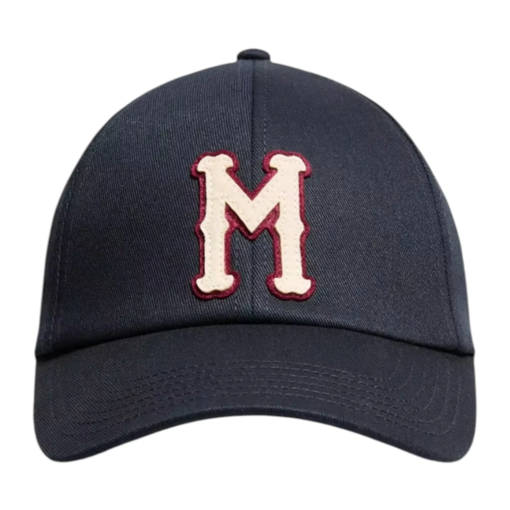 Moncler Cotton Gabardine Baseball Cap for Men in Blue - Image 2