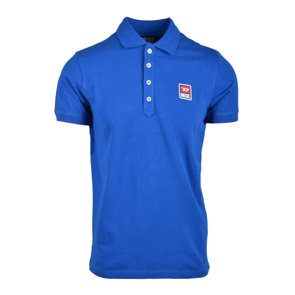 Diesel Katoenen T-shirt Blue Heren
