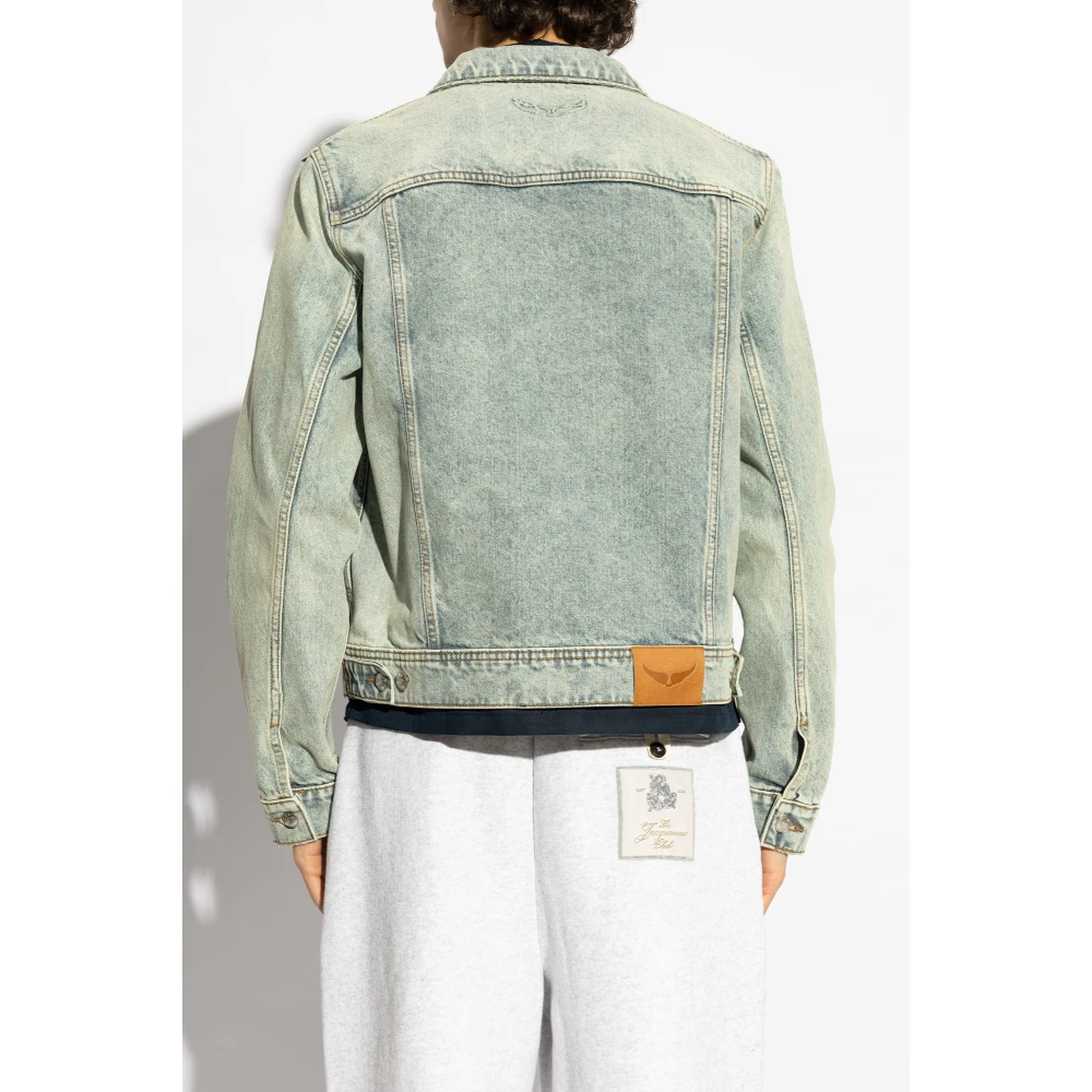 Zadig & Voltaire Denim jack 'Bases' Blue Heren