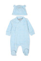 blauwe-rompers-en-hoed-set