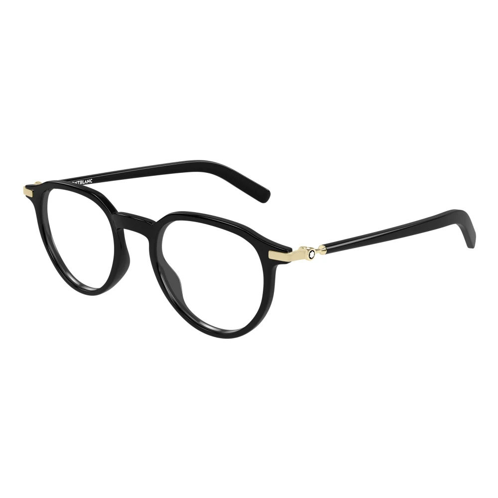 Montblanc Men's Black Glasses, 49 Mm, Mb0495o Optical Frame
