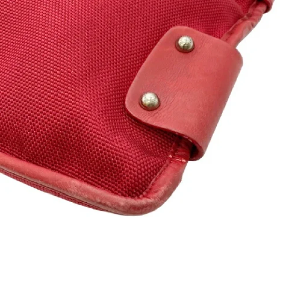 Bally Pre-owned Canvas shoulder-bags Red Dames